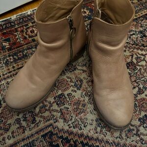 Beek Cream Ankle Booties
